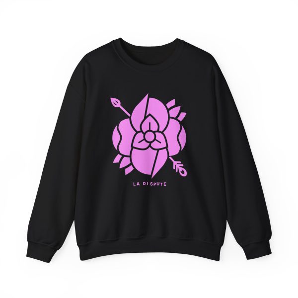 La Dispute Youth/toddler Size Pink Logo Unisex Heavy Blend™ Crewneck Sweatshirt